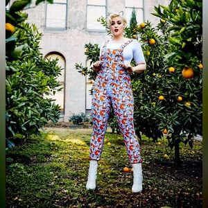 BlackMilk L For Fox Sake Overalls 🦊 SOLD OUT! EUC